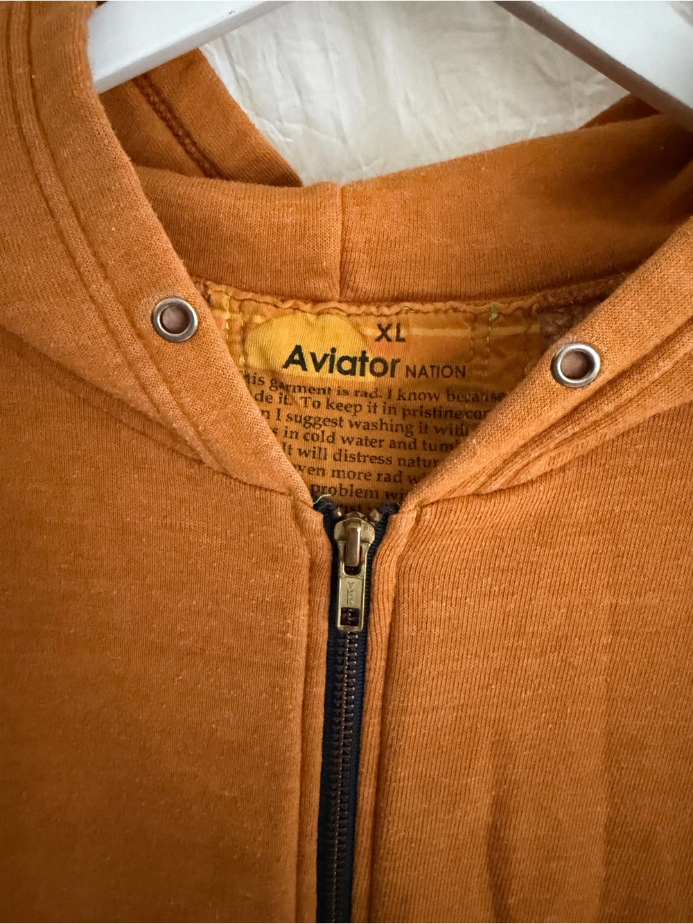 Vintage Aviator Nation zip up XL - Picture 4 of 4